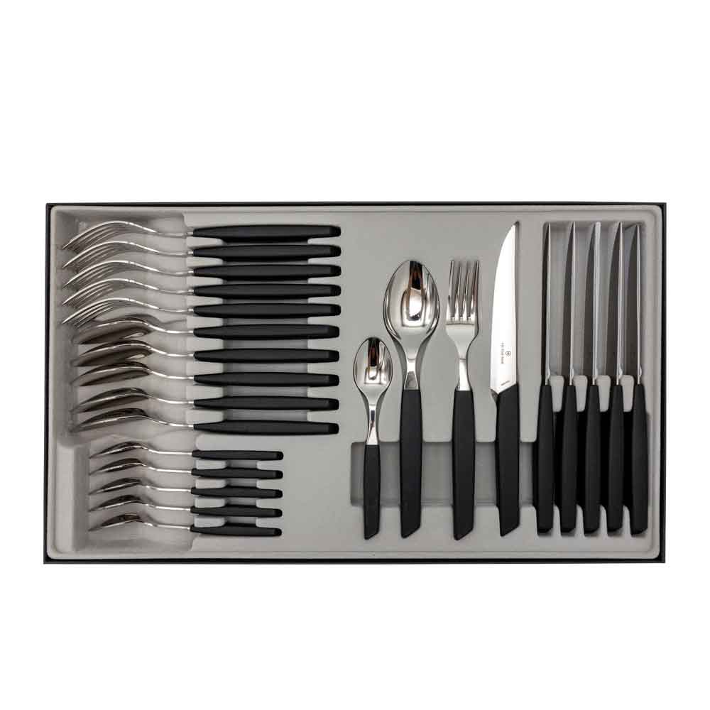 Victorinox V-6.90 93.12W.24 Swiss Modern Besteck-Set 24-teilig Victorinox V-6.90 93.12W.24 Swiss Modern Besteck-Set 24-teilig